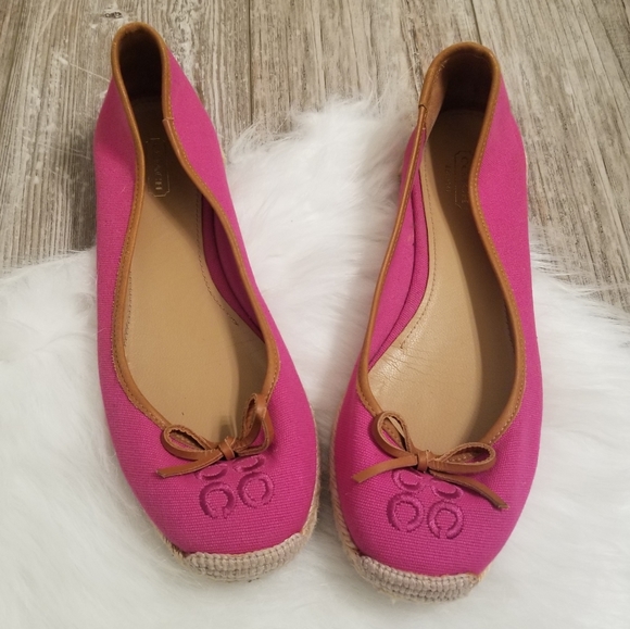 Coach Darcelle flats espadrilles size 10.5